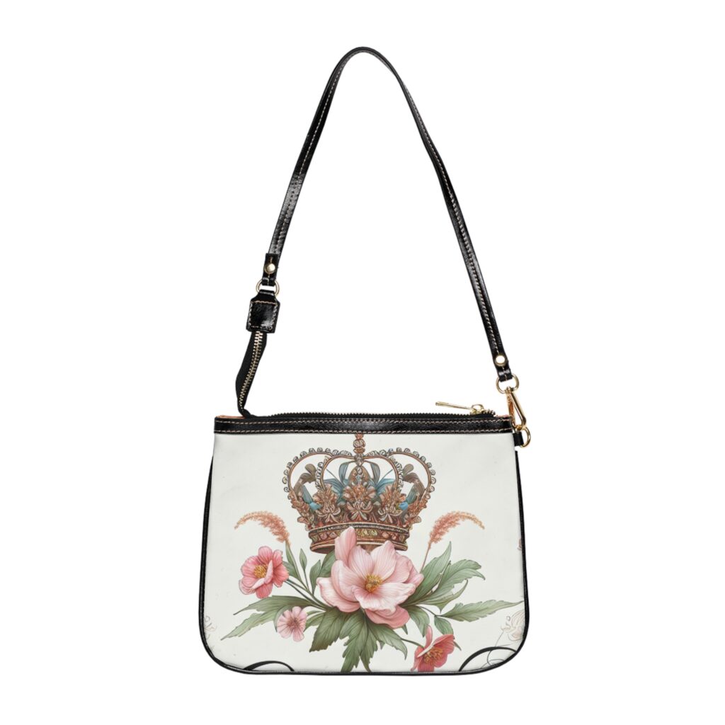 Floral Monogram Small Shoulder Bag