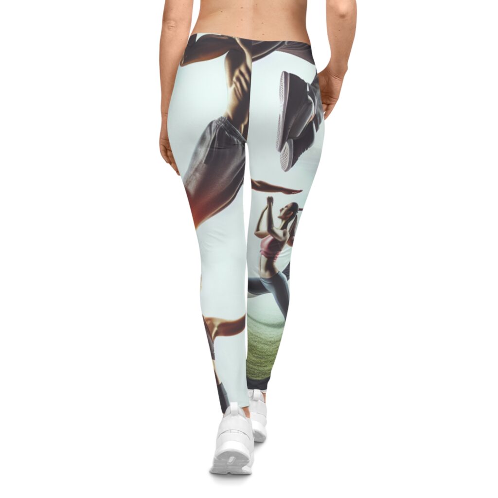 Floral Queen Leggings: Stylish Women’s Activewear for Play, Yoga, Gym, Travel, Gifts - Perfect for Fashion Lovers – Image 4