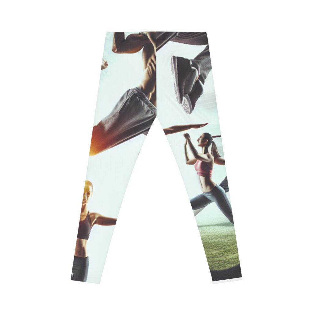 Floral Queen Leggings: Stylish Women’s Activewear for Play, Yoga, Gym, Travel, Gifts - Perfect for Fashion Lovers – Image 2