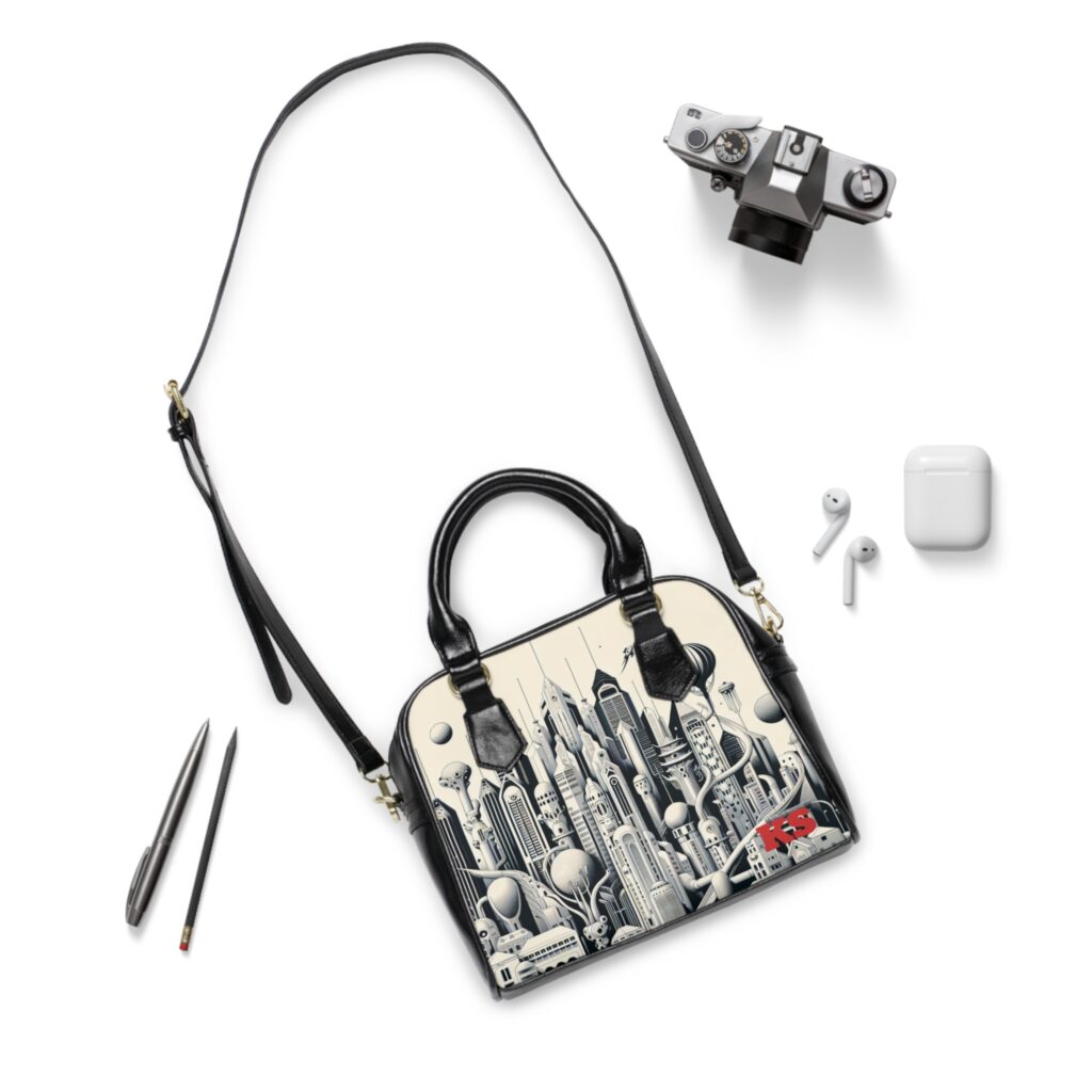 Urban Chic Shoulder Handbag - Stylish Tote for Fashion Lovers, Everyday Use, Gift for Her, Trendy Bag, Modern City Style – Image 3