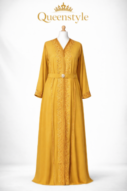 Kaftan Moderne "Éclat d'Ambre"