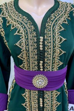 Caftan marocain Vert